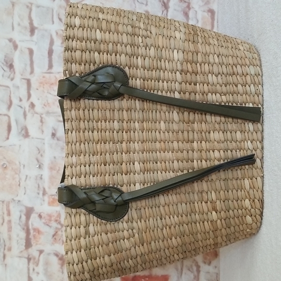 New ULLA JOHNSON Surfside Carryall Straw Tote Bag - Picture 7 of 13